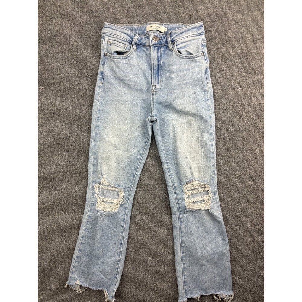 Distressed Light Blue Jeans